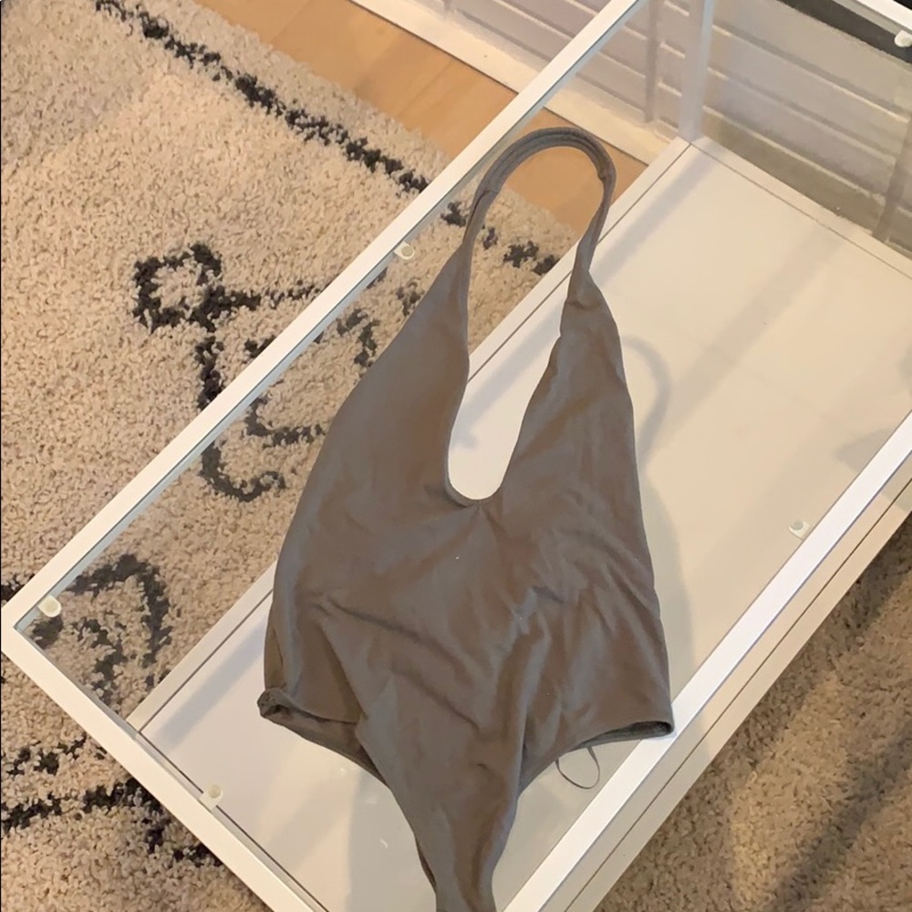 Zara halter top green one piece